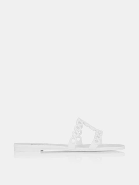 Infinity Chain Jelly Sandal Flat