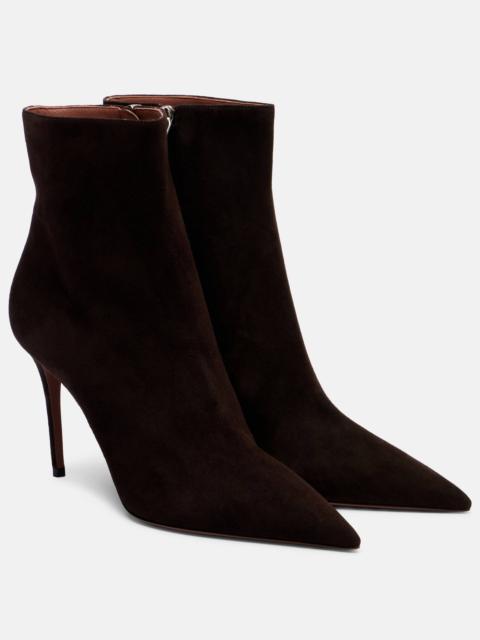 Vera 85 suede ankle boots