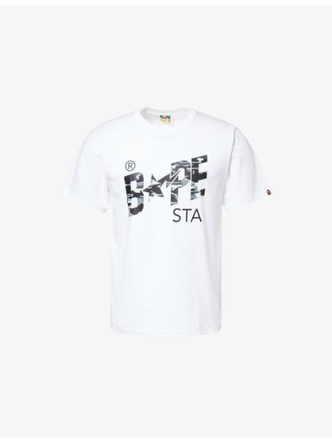 BAPE Sta Camo-Logo Cotton-Jersey T-Shirt