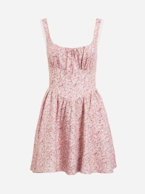 Daria Rosin Linen Mini Dress