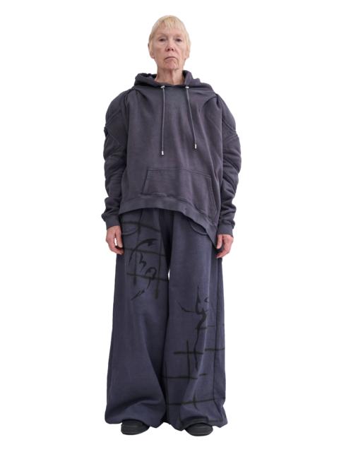 CHARCOAL CS GYM MUSCLE WAVE HOODIE