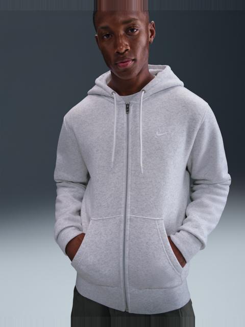 Nike Club Men's Full-Zip Fleece Hoodie