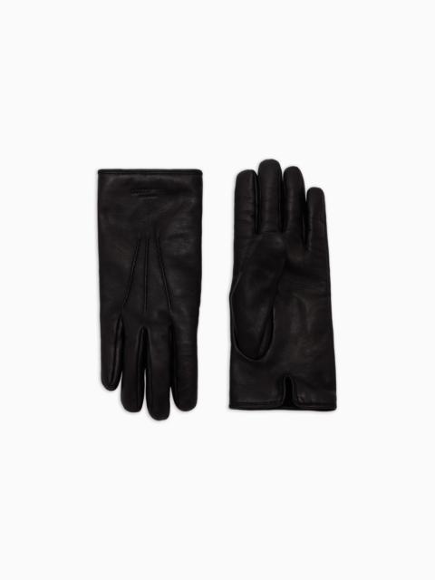 Nappa-leather gloves