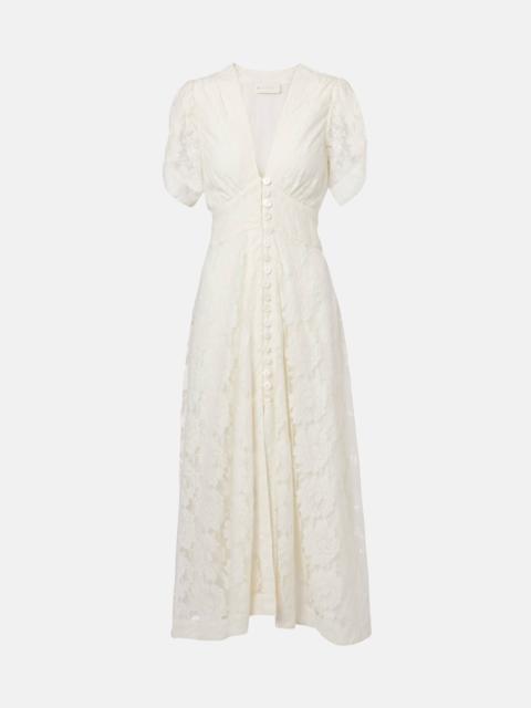 Novara floral cotton-blend maxi dress