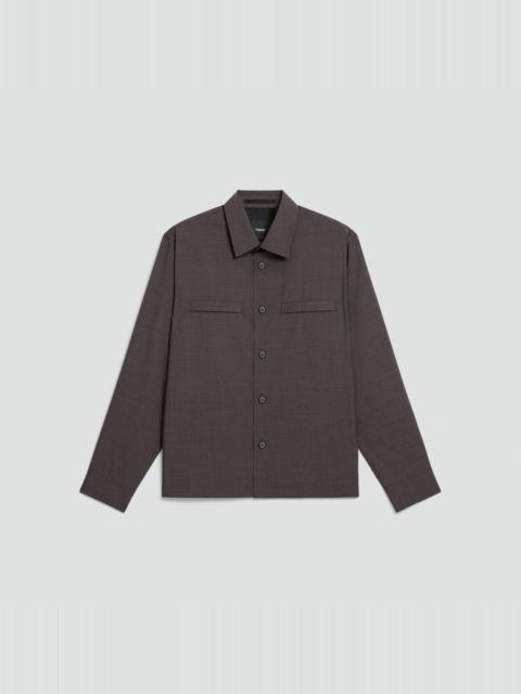 Utility Overshirt in Motion Wool