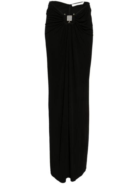 Bezel quartz ruched skirt