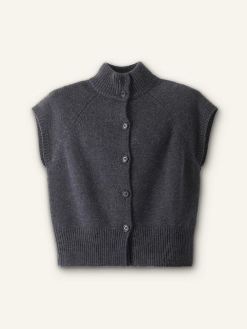 High Neck Relaxed Vest