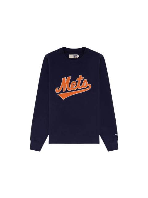 Aime Leon Dore x New York Mets Chainstitch Crewneck Sweatshirt Navy
