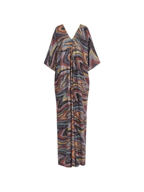 Gala sequinned maxi dress