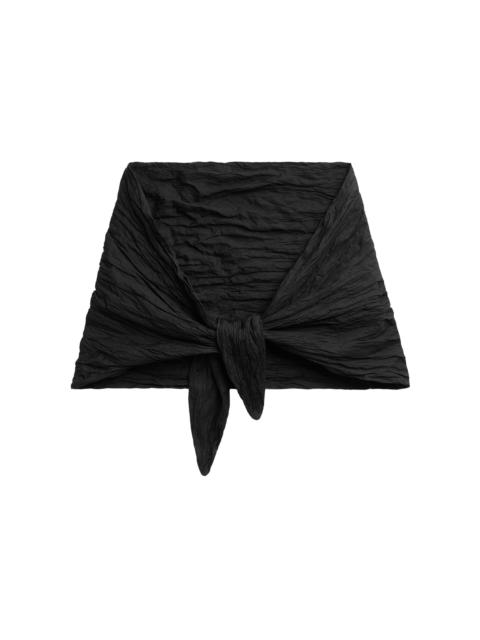 Cotton-Blend Scarf black