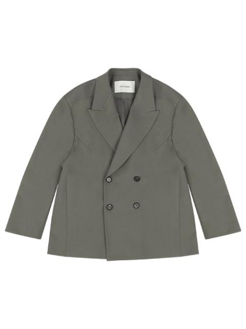 DOUBLE BREASTED BLAZER GRAVEL