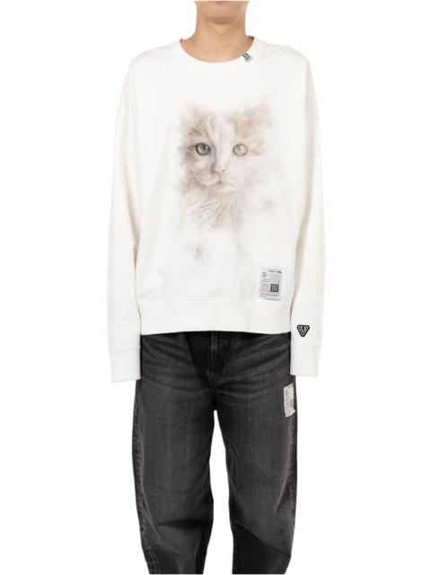 Cat Printed Sweatshirt
