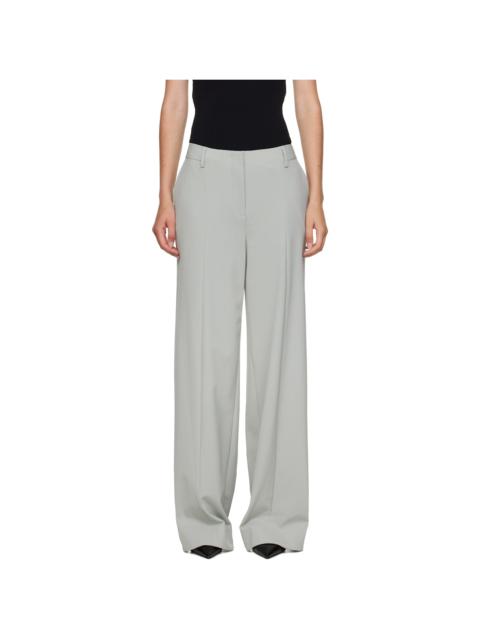 Gray Tailoring Undershoe Straps Trousers