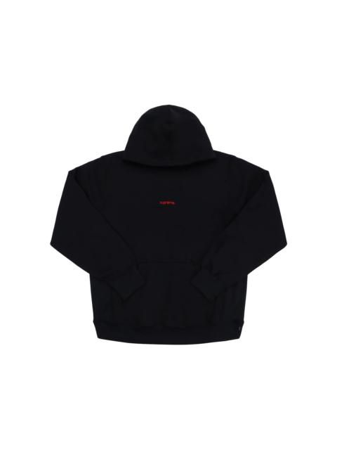 Supreme Trademark Hooded Sweatshirt Black
