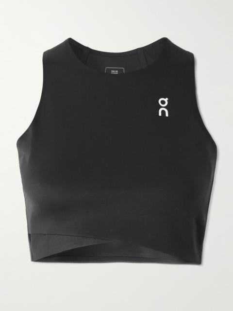 Court Cropped Stretch Recycled Top