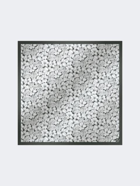 Modal and silk maxi square - OPTICAL WHITE