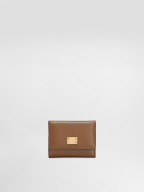 Plongé calfskin wallet