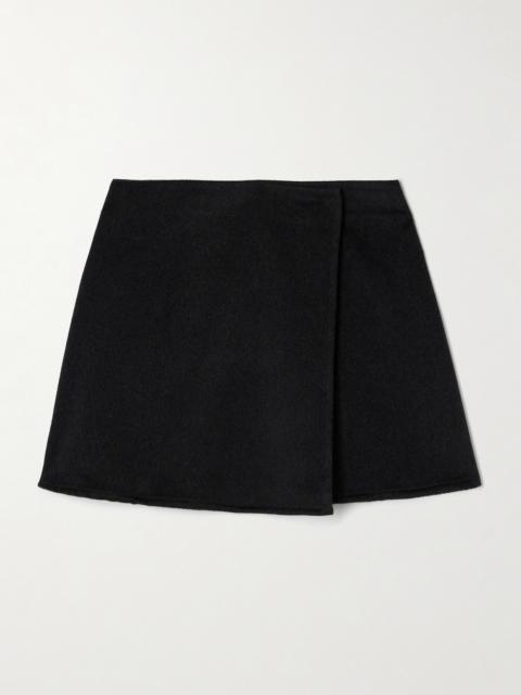Skardu Cashmere Wrap Mini Skirt