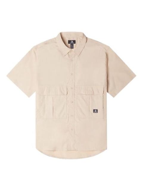 Converse Woven Cargo Shirt 'Light Brown' 10024742-A02
