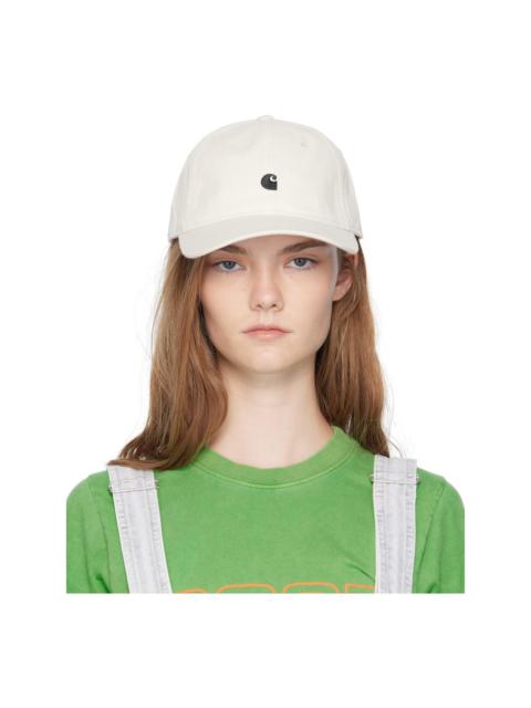White Madison Logo Cap