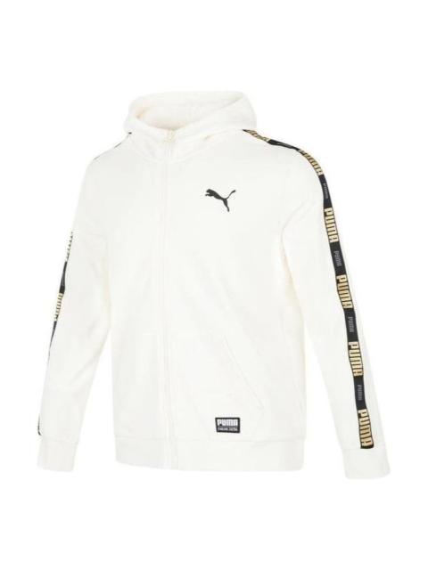 PUMA Handwriting Label Jacket 'White' 539532-93