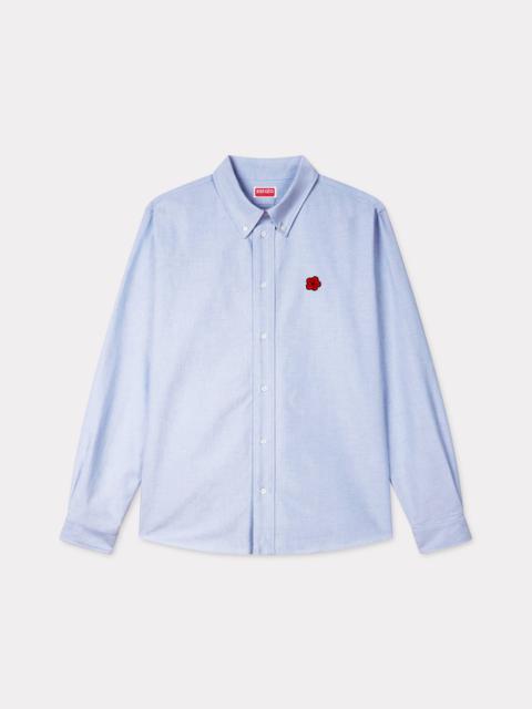 'Boke Flower' embroidered casual shirt