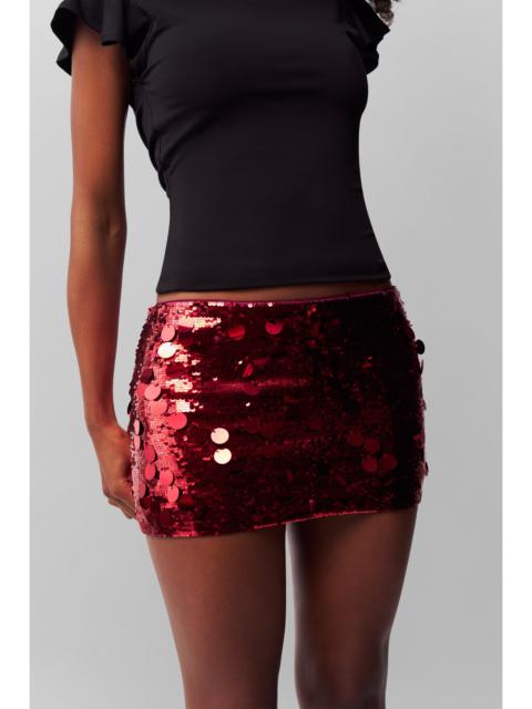 LOW RISE PAILLETTE SKIRT