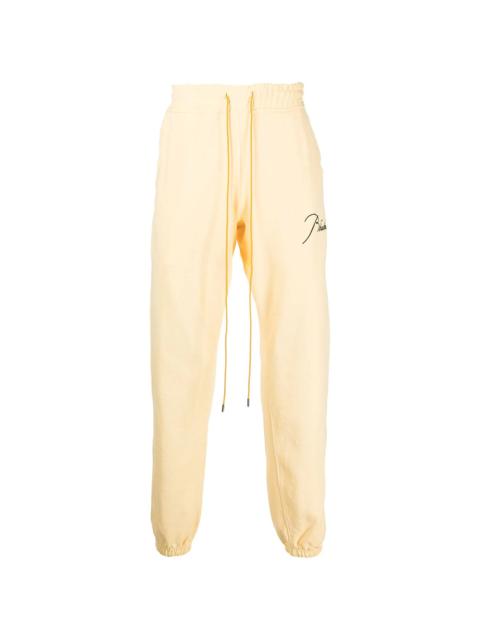 logo-embroidered track trousers