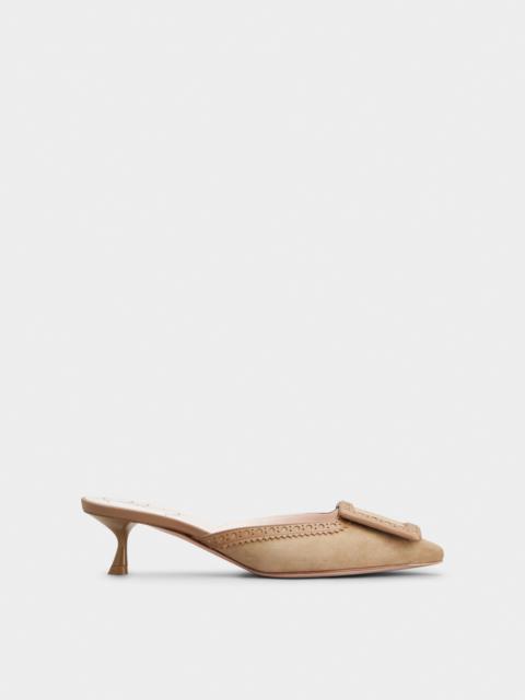 Viv' in The City Mules in suede