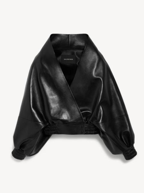 Women's Wrap Jacket in Black
