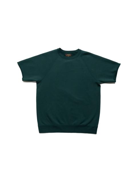 Sweat Short Sleeve Cut-Off - Dark Green