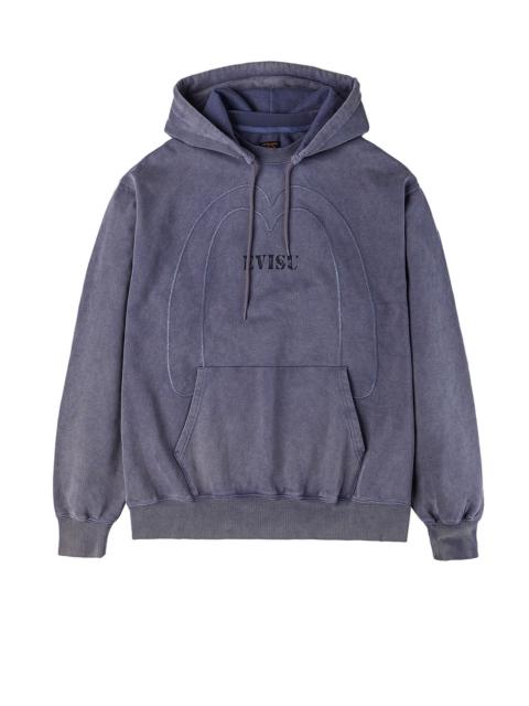 Heavy Washed Daicock Embroidery Regular Fit Hoodie