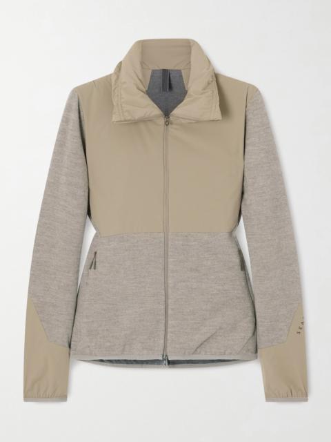 Alon 2.0 Padded Shell-trimmed Wool-blend Jacket