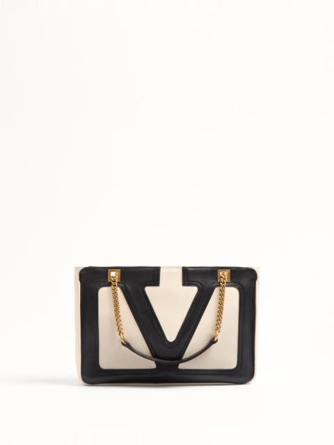 VALENTINO GARAVANI VIVA SUPERSTAR SMALL NAPPA LEATHER SHOPPING BAG