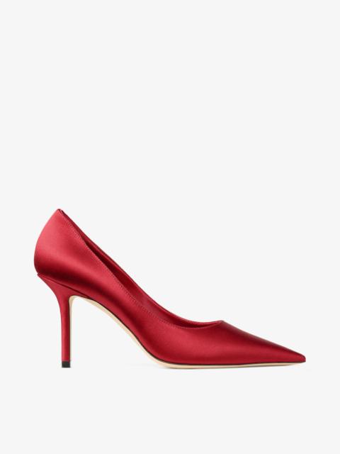 Love 85
Ruby Red Satin Pumps