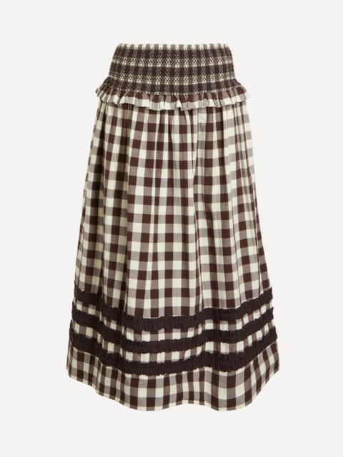 Ava Ruffle Midi Skirt