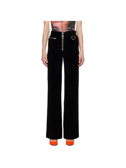 Black O-Ring Trousers