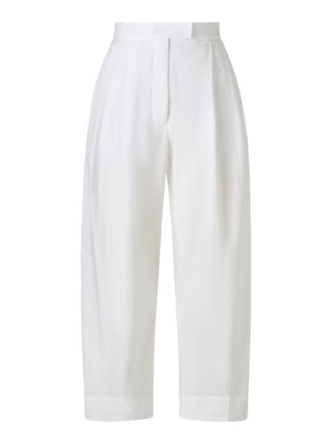 Babar High-Rise Wide-Leg Pants white