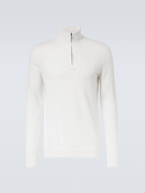 Dared cashmere half-zip sweater