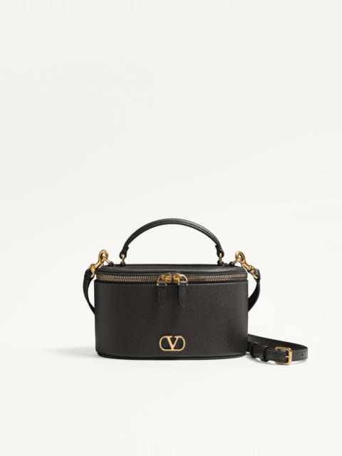 VLOGO SIGNATURE MINI VANITY BAG IN GRAINY CALFSKIN