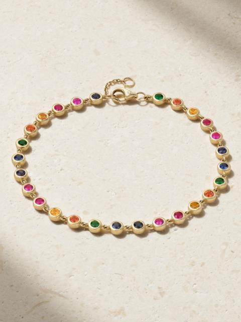 14-karat Gold Sapphire Bracelet