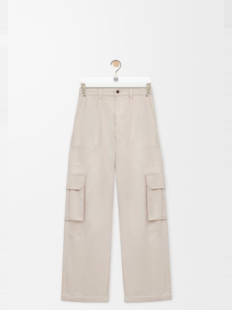 Cargo trousers in cotton