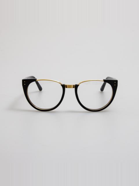 Iris Oval Optical Frame in Black