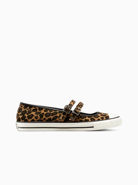 Chuck Taylor All Star Dainty Mary Jane Leopard Suede