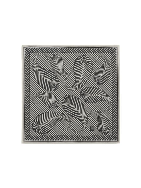 Hankie Lace Silk Scarf black