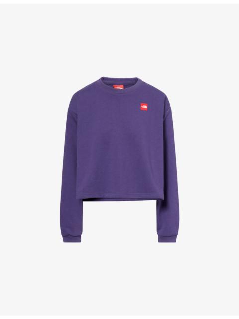 TNF Cropped Cotton Blend Sweatshirt