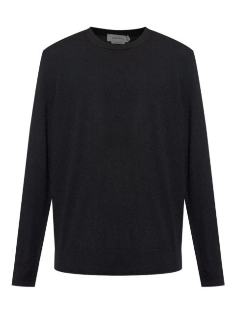 chain-detail cashmere sweater