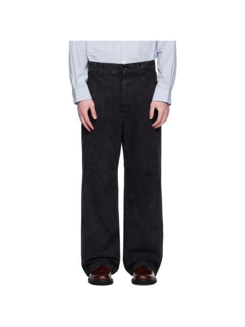 Black Workwear Trousers