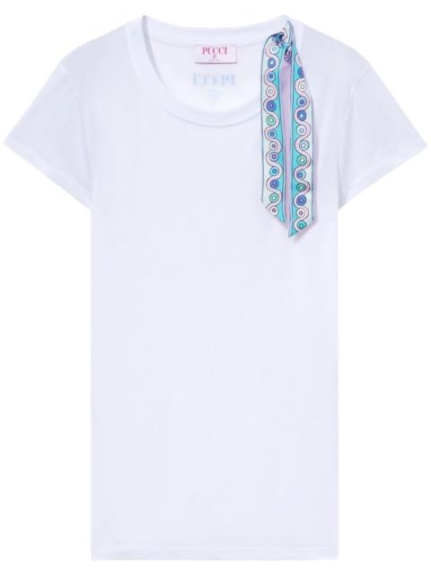 Iride-print cotton T-shirt