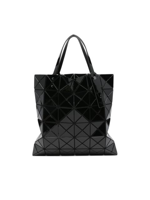 Lucent geometric-pattern tote bag